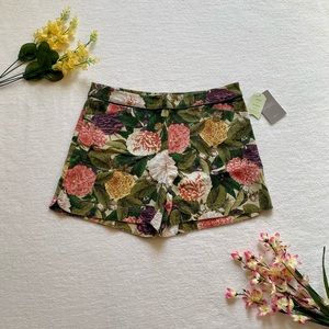 Anthropologie Elevenses Floral Shorts